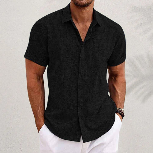 Noirval™ | Chemise en Lin Classique (1+1 gratuit)
