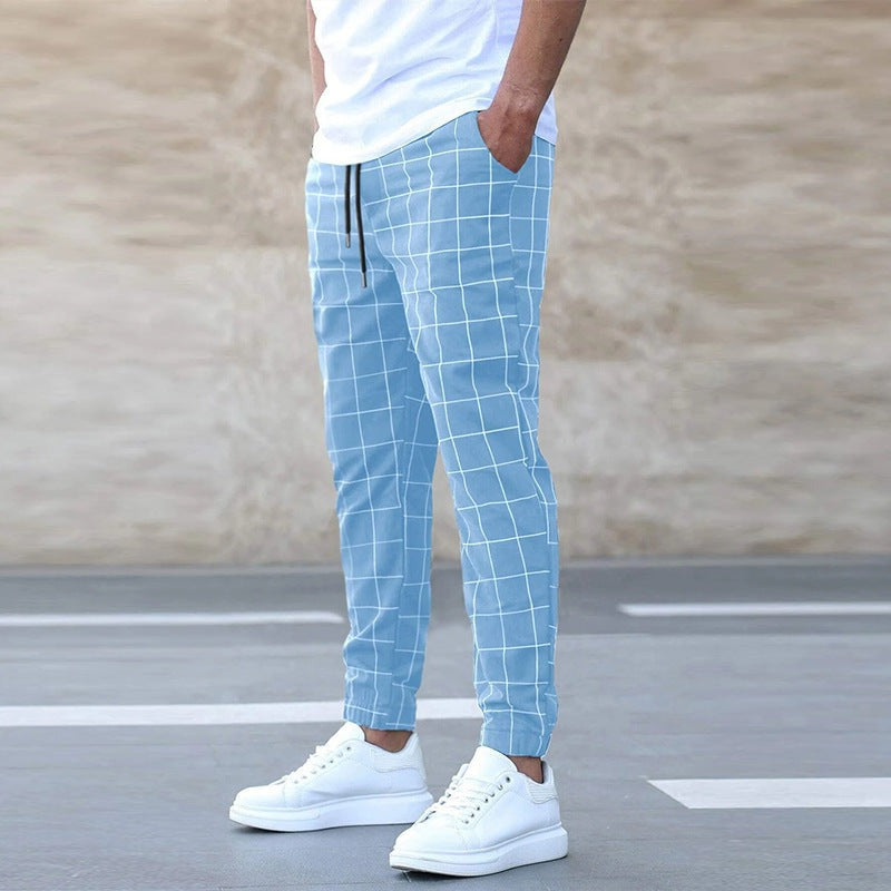 Noirval™ | Pantalon jogger à carreaux pour homme