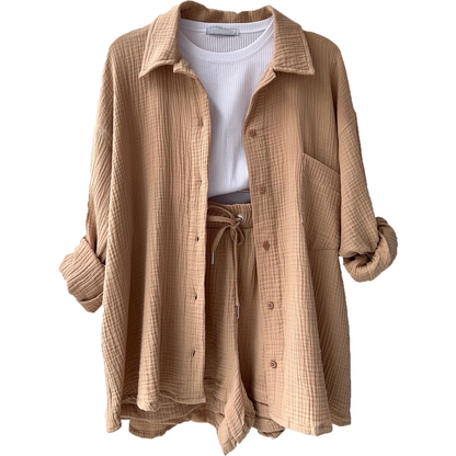 Montrel ™ - Ensemble Suzanne 2 Pièces Décontracté & Confortable